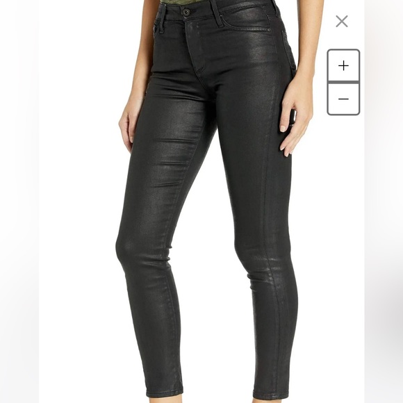 AG the legging ankle skinny leather jeans - Picture 10 of 14